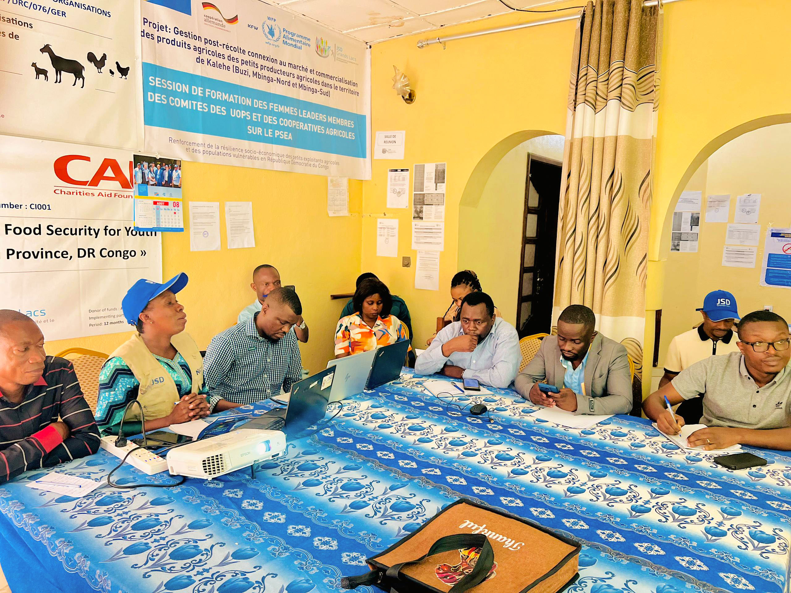 Implication Humanitaire des Staffs de JSD: Induction PSEA et Restitution du SOP